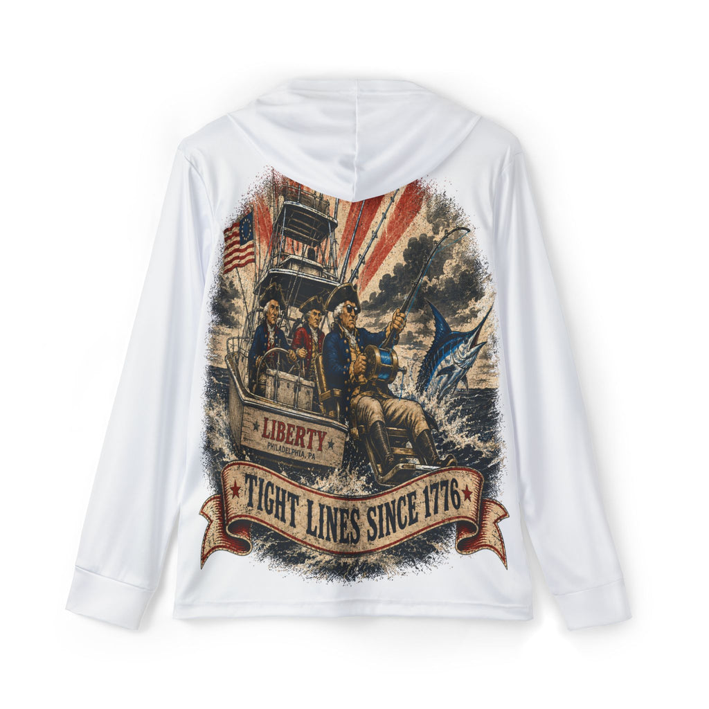 Tightlines Since 1776 Performance Shirt — Founding Fathers 1776