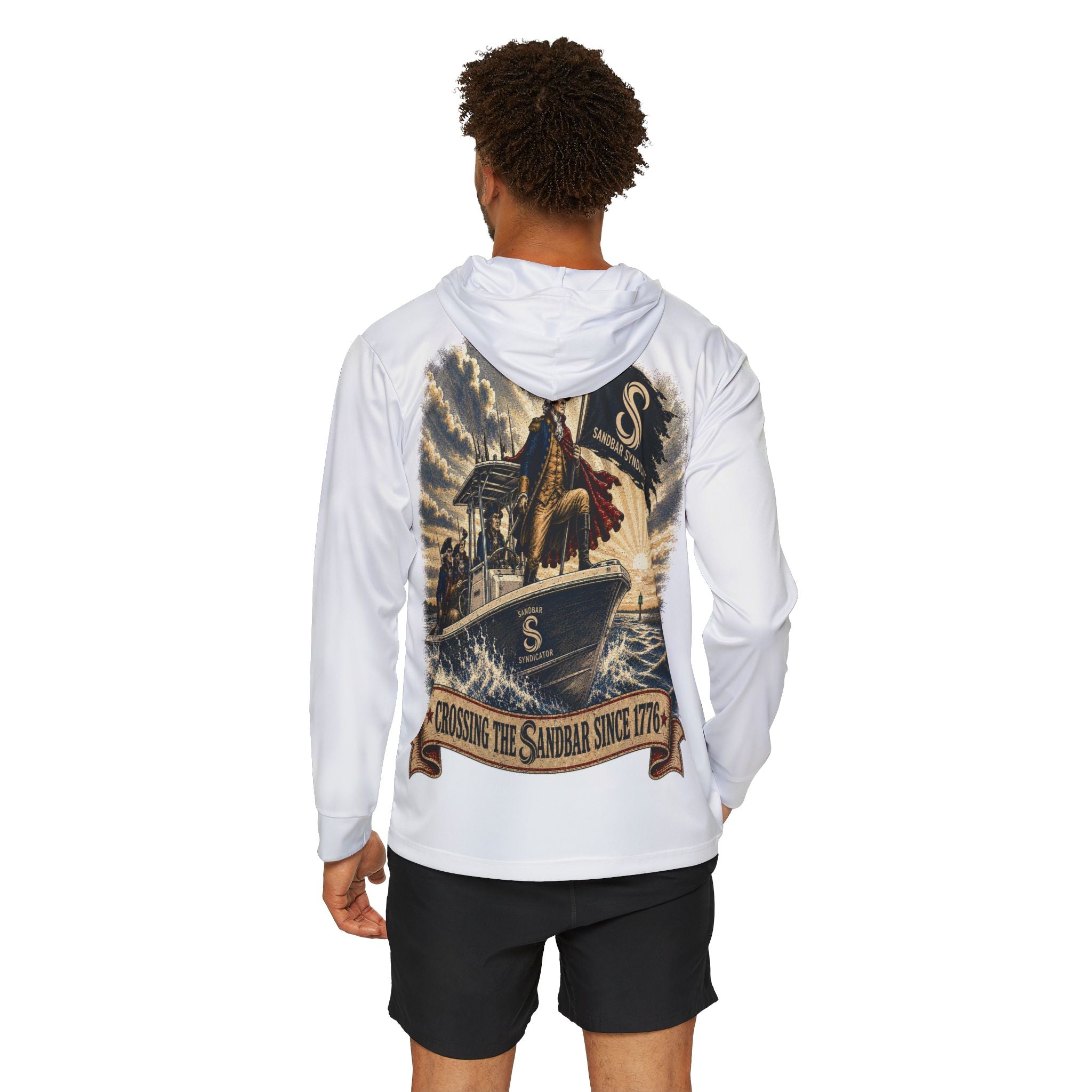 Crossing the Sandbar 1776 Performance Shirt — Founding Fathers 1776