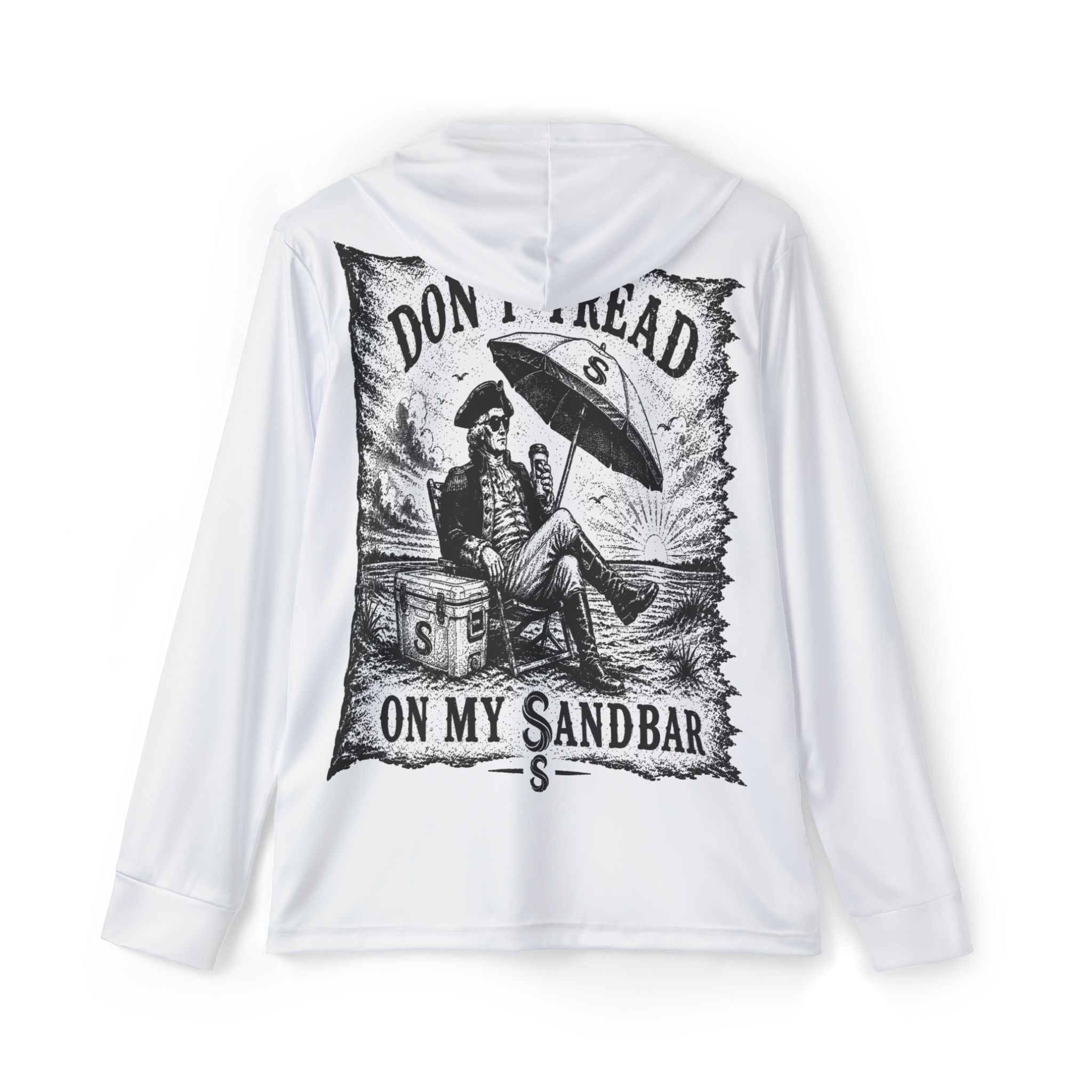 Don't Tread on my Sandbar Performance Shirt — Founding Fathers 1776