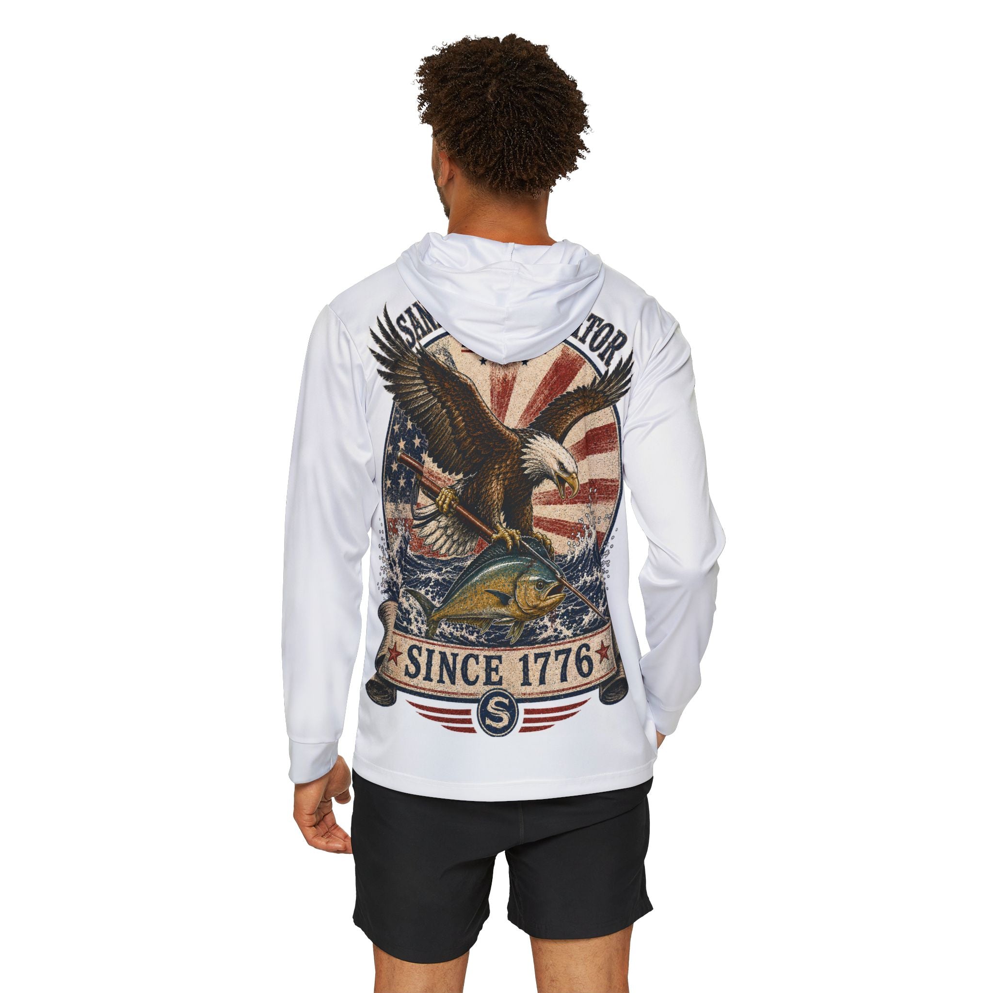 Eagle Angler Performance Shirt — Founding Fathers 1776